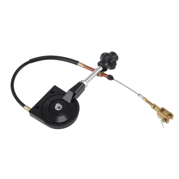 Unique Bargains Excavator Throttle Control Cable for Hitachi EX230 Excavators 0.6m Manual Flexible Throttle Control Wire Quick Response Excavator Governor Cable 1 Set