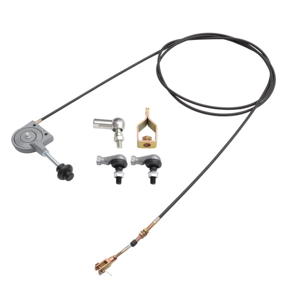 Unique Bargains Excavator Throttle Control Cable for Hitachi EX230 Excavators 3.5m Manual Flexible Throttle Control Wire Quick Response Excavator Governor Cable 1Set