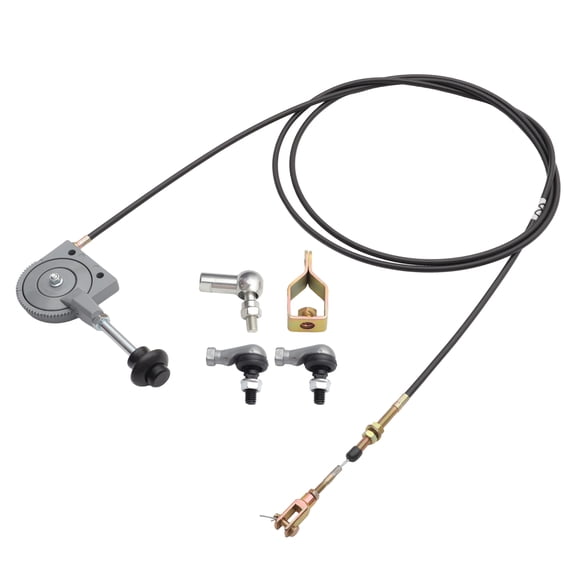 Unique Bargains Excavator Throttle Control Cable for Hitachi EX230 Excavators 3 m Manual Flexible Throttle Control Wire Quick Response Excavator Governor Cable 1Set