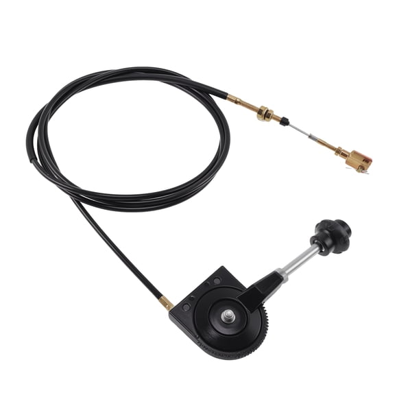 Unique Bargains Excavator Throttle Control Cable for Hitachi EX230 Excavators 3 m Manual Flexible Throttle Control Wire Quick Response Excavator Governor Cable 1 Set