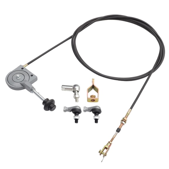 Unique Bargains Excavator Throttle Control Cable for Hitachi EX230 Excavators 4m Manual Flexible Throttle Control Wire Quick Response Excavator Governor Cable 1Set
