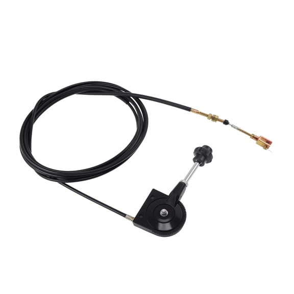 Unique Bargains Excavator Throttle Control Cable for Hitachi EX230 Excavators 6m Manual Flexible Throttle Control Wire Quick Response Excavator Governor Cable 1 Set