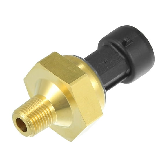 Unique Bargains Exhaust Back Pressure Sensor EBP for Ford for Powerstroke 6.0L 7.3L V8 Metal No.4C3Z-9J460-A Gold Tone