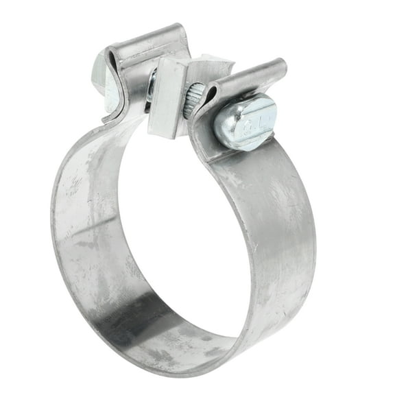 Unique Bargains Exhaust Pipe Clamp / Exhaust Muffler Tube Joint for Car Truck / Durable Stainless Steel 2.76" 30mm / 1 Pc Silver Tone