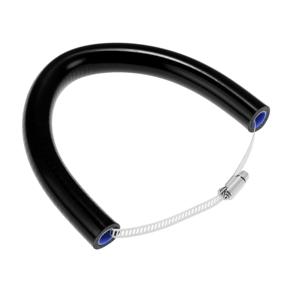 Unique Bargains Exhaust Protector Ring Anti Hot Ring Muffler Protector Cover Guard for Motorcycle Heat Shield Black 1 Set