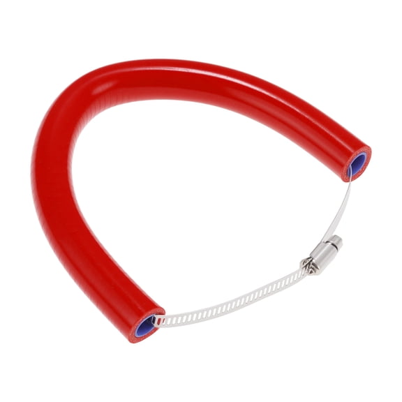 Unique Bargains Exhaust Protector Ring Anti Hot Ring Muffler Protector Cover Guard for Motorcycle Heat Shield Red 1 Set