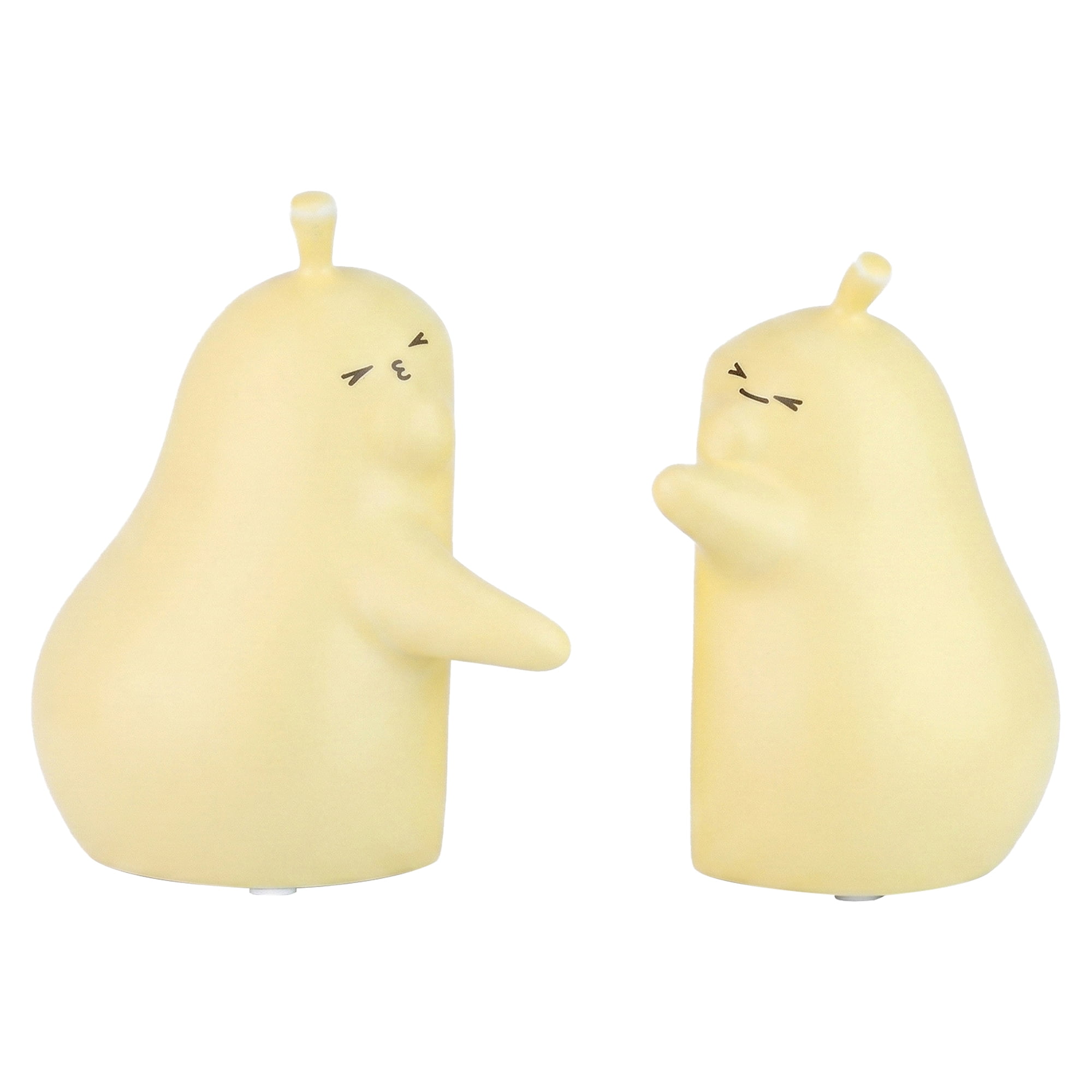 Unique Bargains Expandable Animal Figurine Bookends with Compartments Home 2 Pcs Yellow
