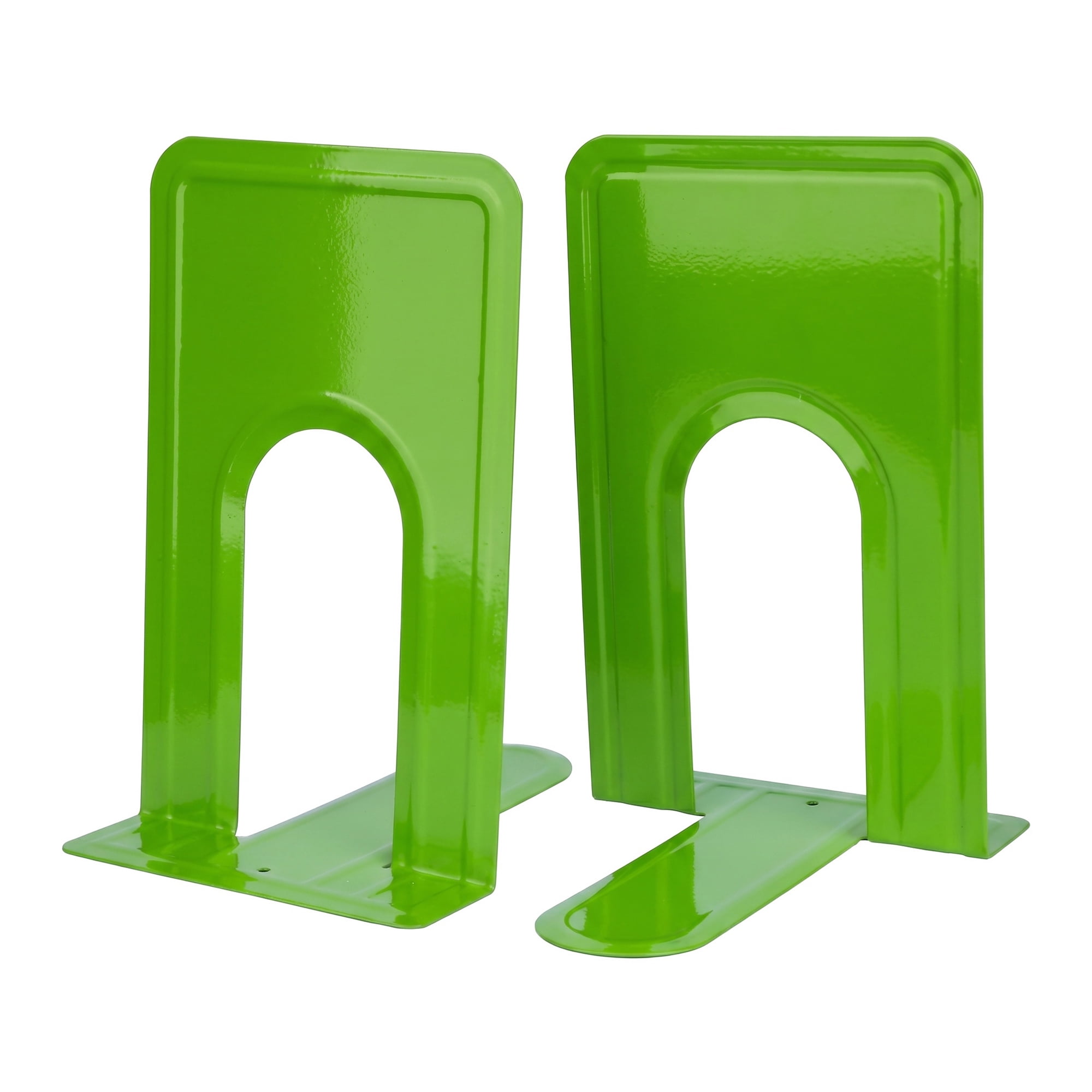 Unique Bargains Expandable Iron Bookends with Compartments Green 5.2"L x 6.5"W x 8.5"H
