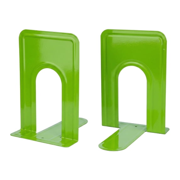 Unique Bargains Expandable Iron Bookends with Compartments Green 5"L x 5.9"W x 7.5"H