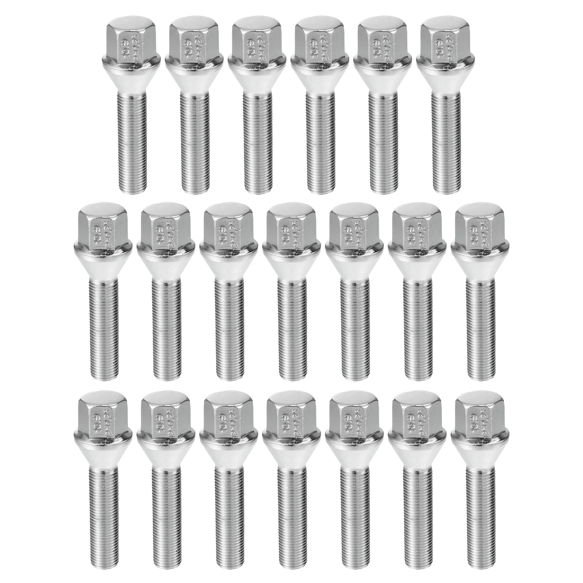 Unique Bargains Extended Wheel Lug Bolts for Jeep Cherokee 2014-2022 M12x1.25mm