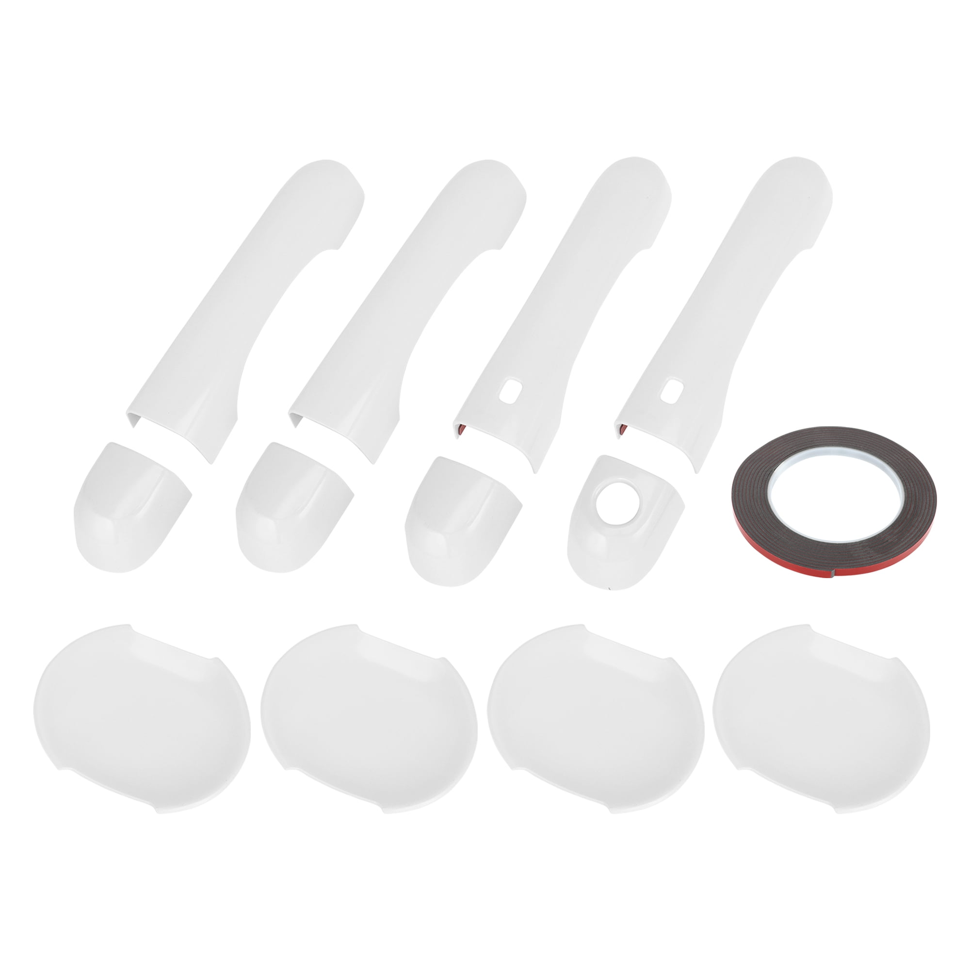 Unique Bargains Exterior Door Handle Cover Set White for Jeep Renegade 2015-2021