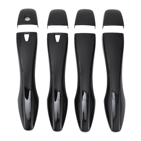 Unique Bargains Exterior Door Handle Cover Trim Door Handle Cover for Nissan Altima 2013-2018 Gloss Black ABS 1 Set