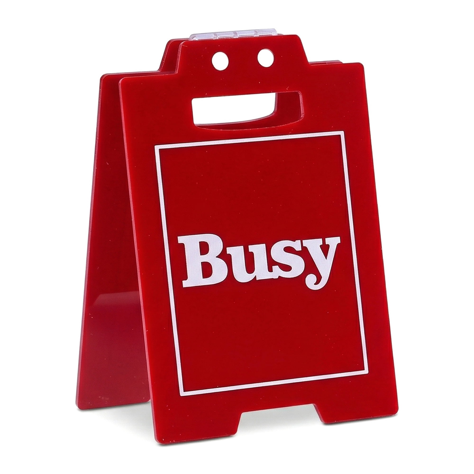 Unique Bargains Extra Stable Acrylic Desk Sign Gift Keepsake Block Red Style F 5.0in