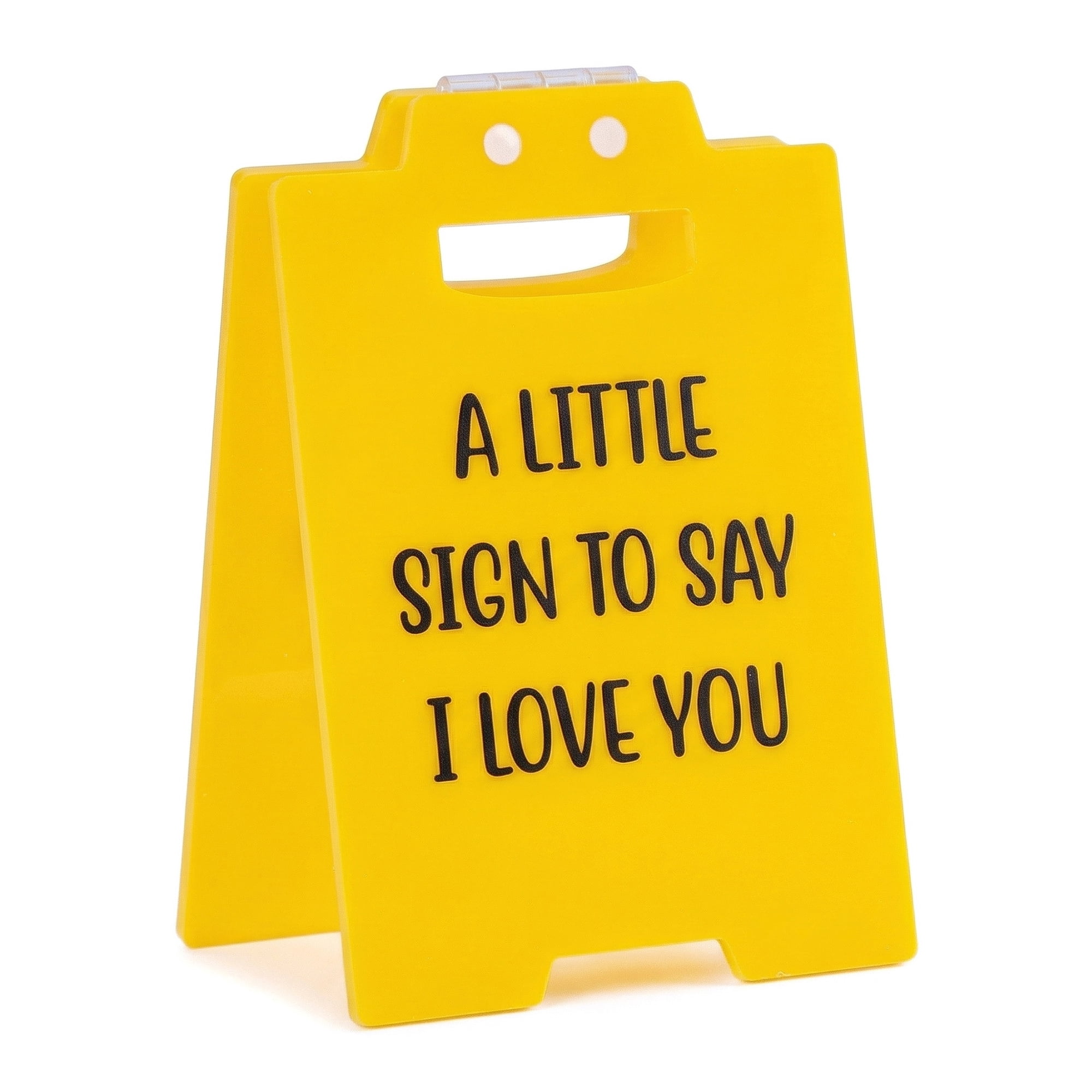 Unique Bargains Extra Stable Acrylic Desk Sign Gift Keepsake Block Yellow Style A 5.0in