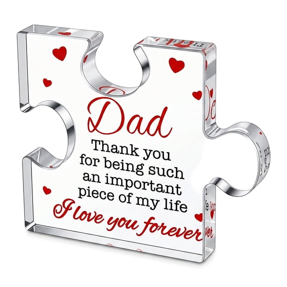 Unique Bargains Extra Thick Acrylic Desk Sign Gift Keepsake Plaque Shape theory 4.1"