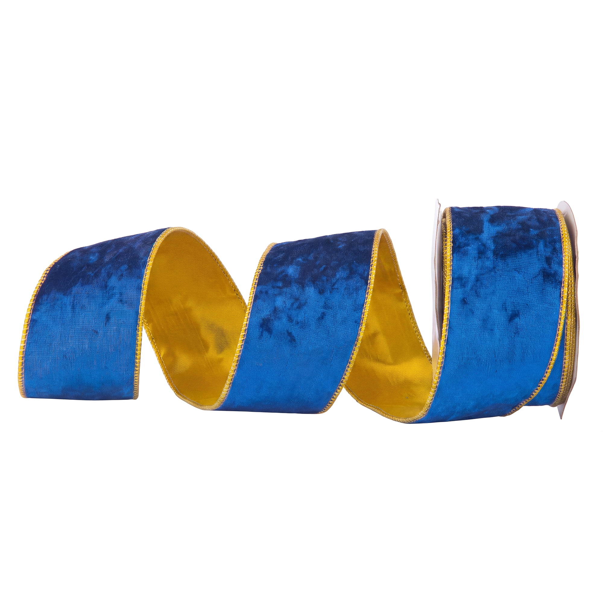 Unique Bargains Extra Wide Decorative Ribbon for Gift Decoration Use Blue 9.8 Yard