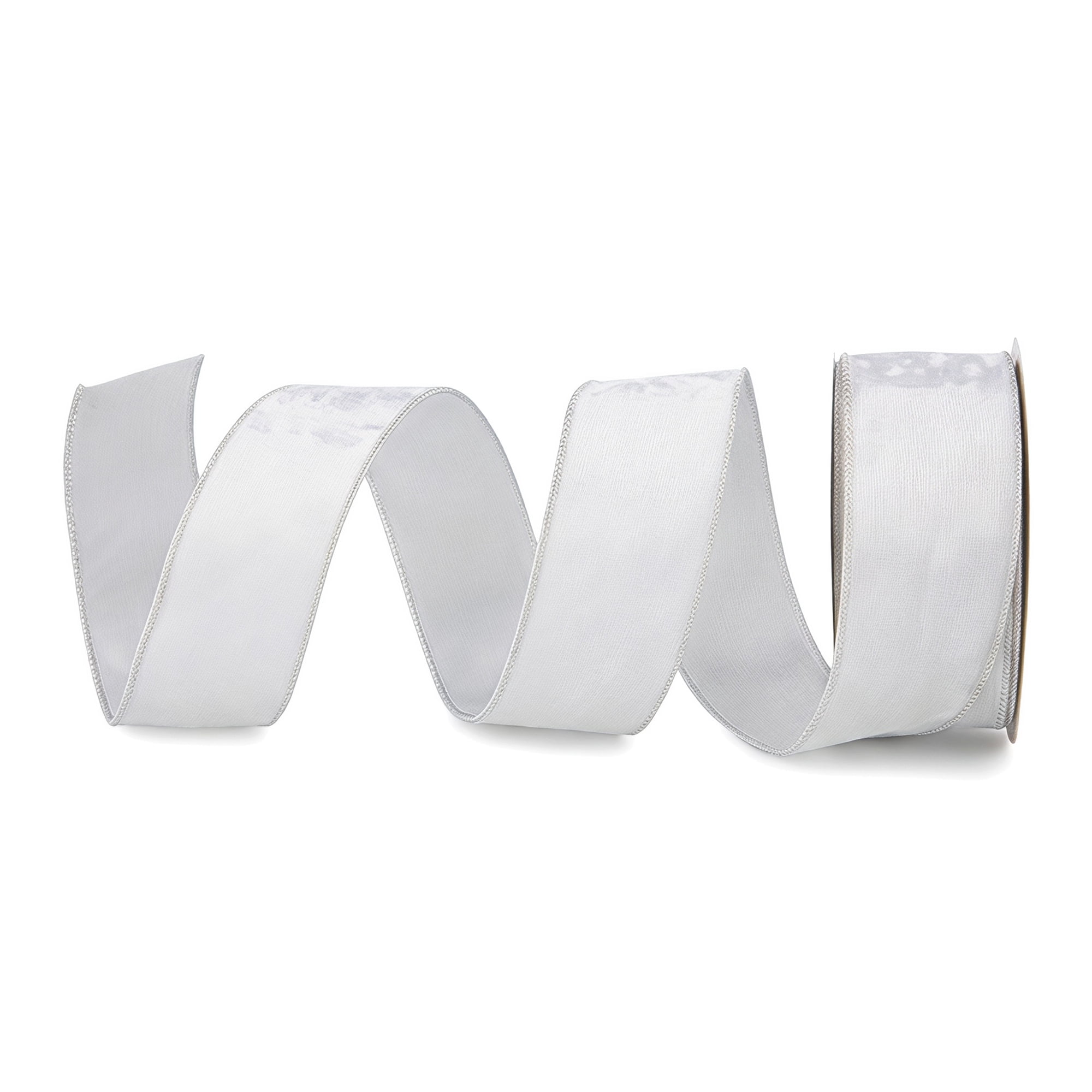 Unique Bargains Extra Wide Decorative Ribbon for Gift Decoration Use White 9.8 Yard