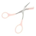 thumbnail image 1 of Unique Bargains Eyebrow Trimmer Scissors with Comb Stainless Steel Eyebrow Comb Scissors for Shaping Eyebrows Pink, 1 of 7