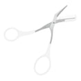 thumbnail image 1 of Unique Bargains Eyebrow Trimmer Scissors with Comb Stainless Steel Eyebrow Comb Scissors for Trimming Shaping Eyebrows White, 1 of 7