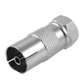 thumbnail image 1 of Unique Bargains F Male to TV Female Jack CATV Antenna Connector RF Coaxial Adapter 2 Pcs, 1 of 1
