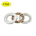 thumbnail image 1 of Unique Bargains F12-21M Miniature Thrust Ball Bearings 12x21x5mm Chrome Steel with Washer 2 Pcs, 1 of 5