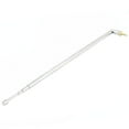 thumbnail image 1 of Unique Bargains FM AM Radio TV 4 Section scoping Whip Antenna Aerial 21.5-62.5cm Silver Tone, 1 of 3