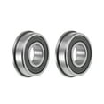 thumbnail image 1 of Unique Bargains FR8-2RS Flange Ball Bearing 1/2"x1-1/8"x5/16" Shielded Chrome Bearing 2pcs, 2, 1 of 3