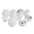 thumbnail image 1 of Unique Bargains Metal Shank Sewing Buttons Creamy White 0.59", 1 of 5