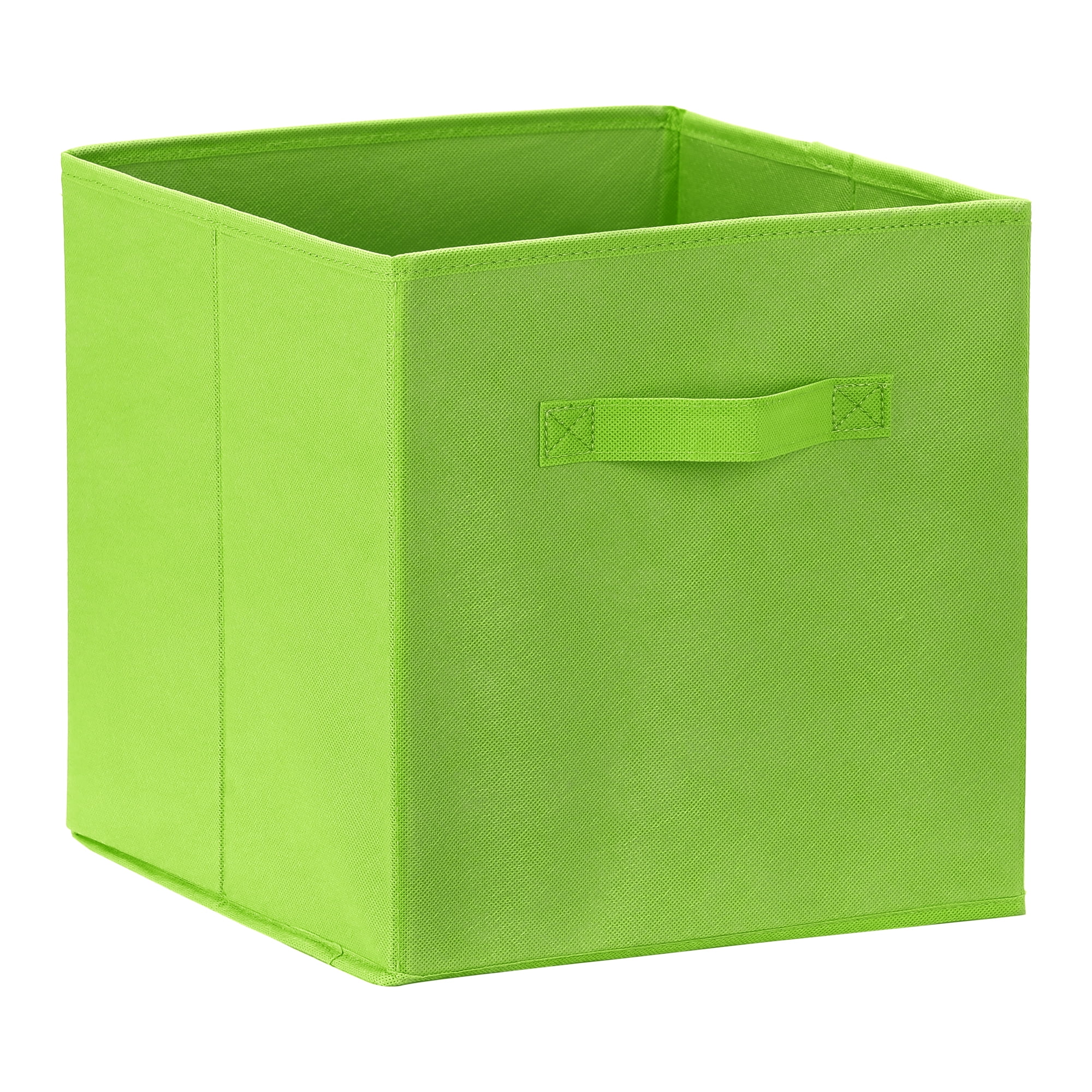 Unique Bargains Fabric Storage Cube Storage Bin Green 12.2*12.2*12.2in
