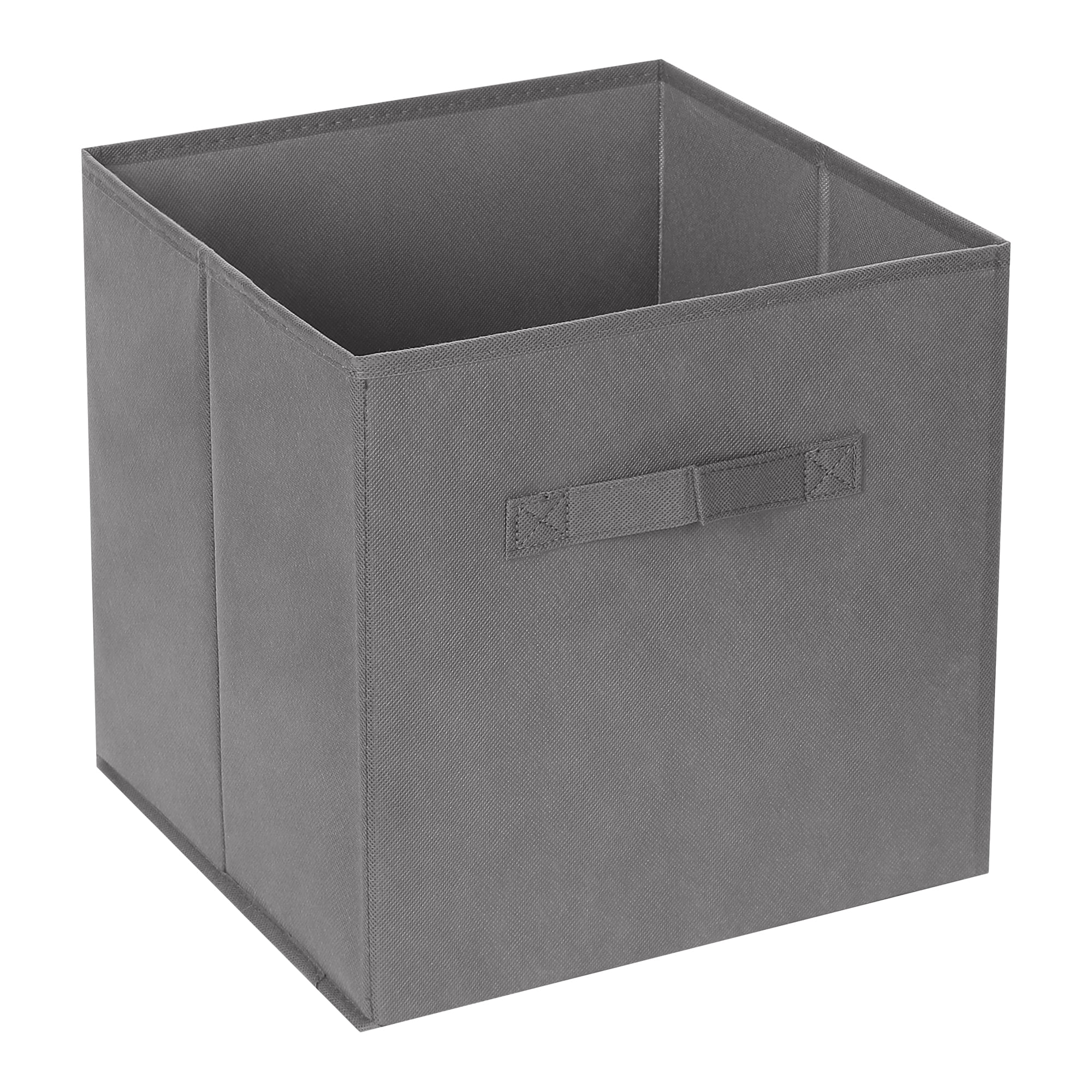 Unique Bargains Fabric Storage Cube Storage Bin Grey 12.2*12.2*12.2in