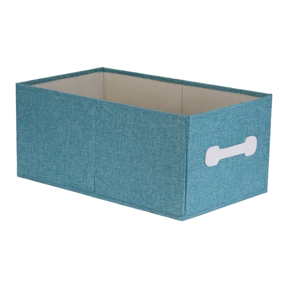 Unique Bargains Fabric Storage Cube Storage Bin Storage Basket Green 18.5*11*8.3in