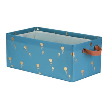Unique Bargains Fabric Storage Cube Storage Bin Storage Basket Green