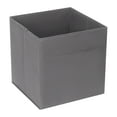 thumbnail image 1 of Unique Bargains Fabric Storage Cube Storage Bin Storage Basket Grey 11*10.5*10.5in, 1 of 6