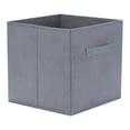 thumbnail image 1 of Unique Bargains Fabric Storage Cube Storage Bin Storage Basket Grey, 1 of 7