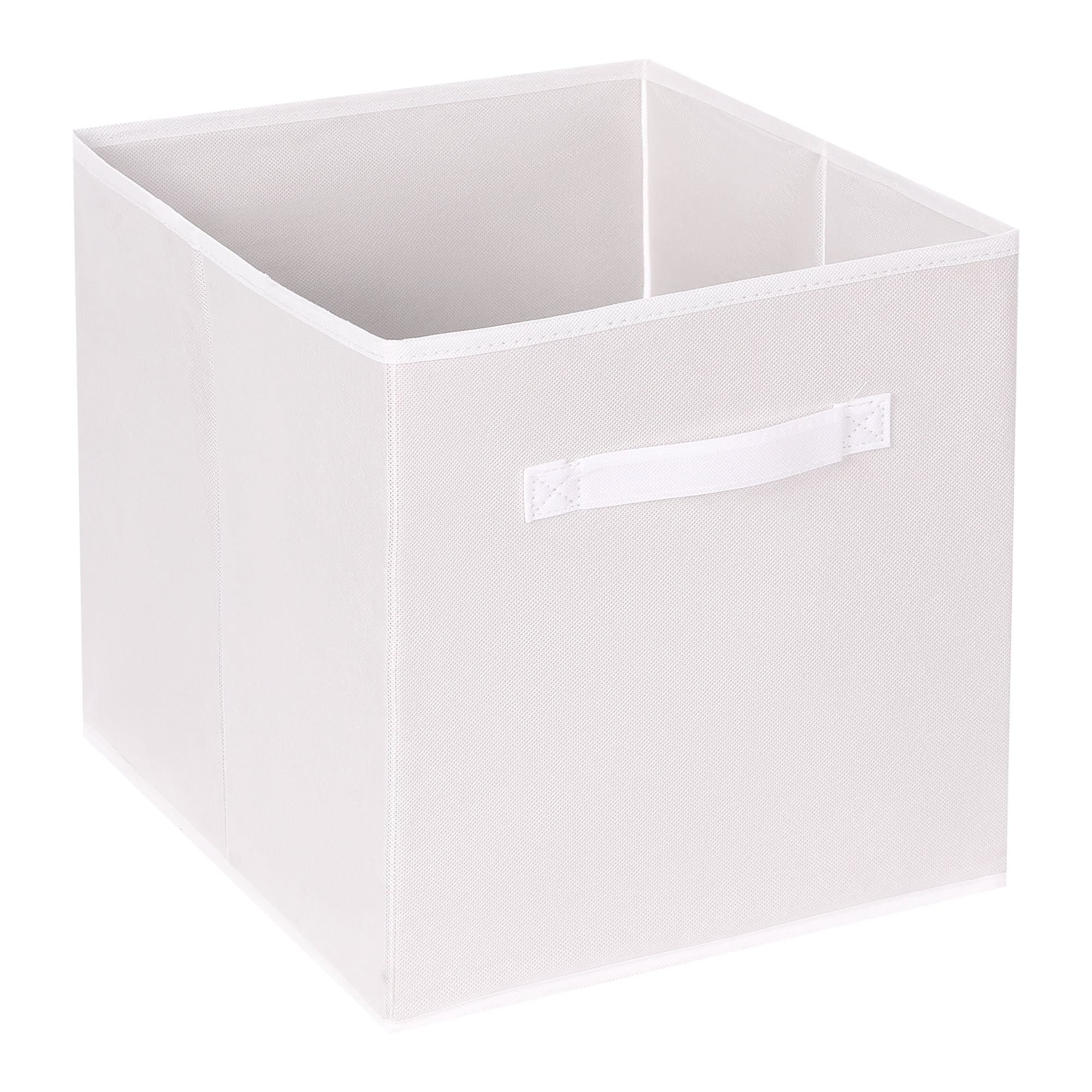 Unique Bargains Fabric Storage Cube Storage Bin White 15*13*13in