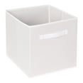 thumbnail image 1 of Unique Bargains Fabric Storage Cube Storage Bin White 15*13*13in, 1 of 6