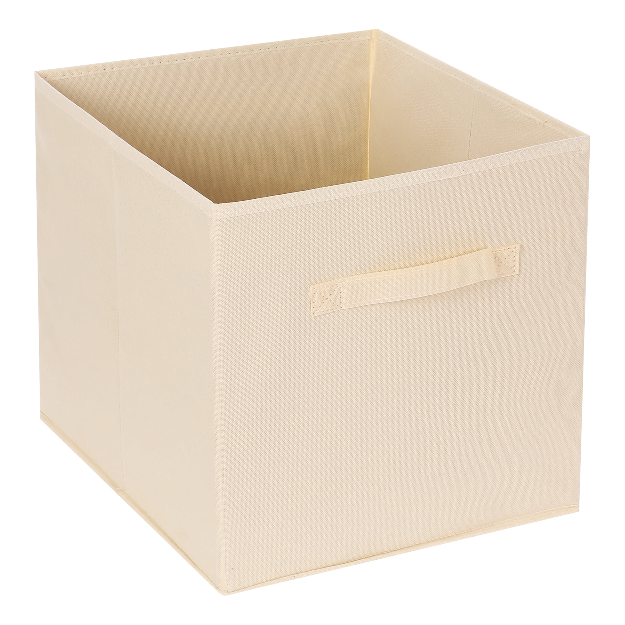 Unique Bargains Fabric Storage Cube Storage Bin Beige 15*13*13in