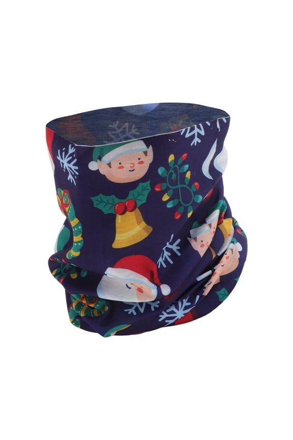 Face Scarf Mask Deep Blue 1 Pc