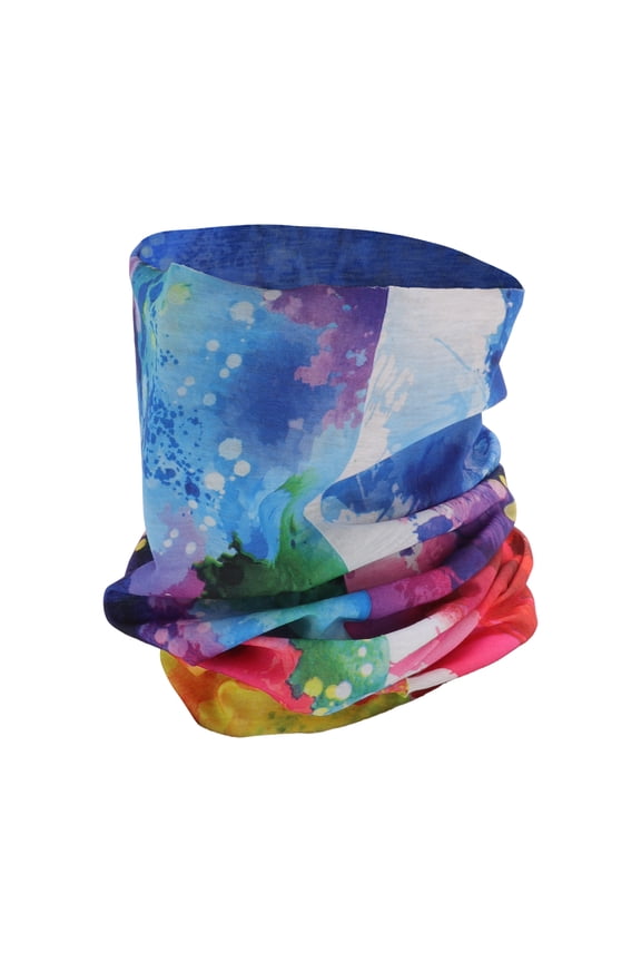 Face Scarf Mask Red Blue 1 Pc