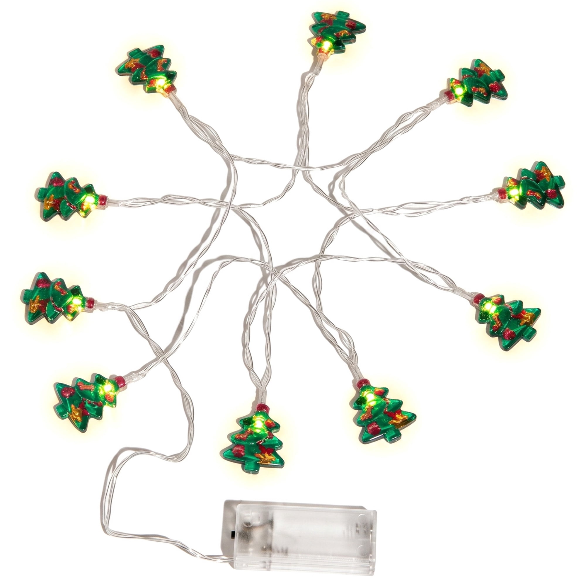 Unique Bargains Fairy Lights for Decor and Festive 6.6 ft Christmas Tree Battery Operated