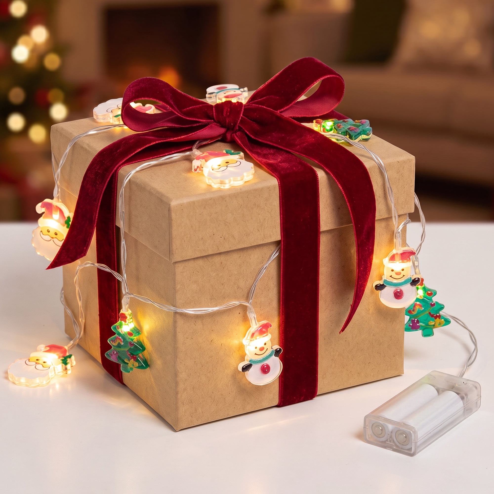 Unique Bargains Fairy Lights for Decor and Festive 6.6 ft Multicolor Battery Operated