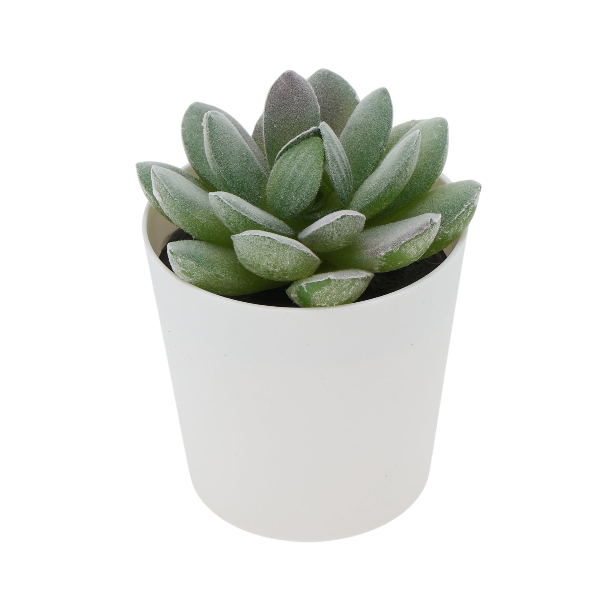 Unique Bargains Fake Succulent Plant Desk Decor Accessories Artificial Green Type 1