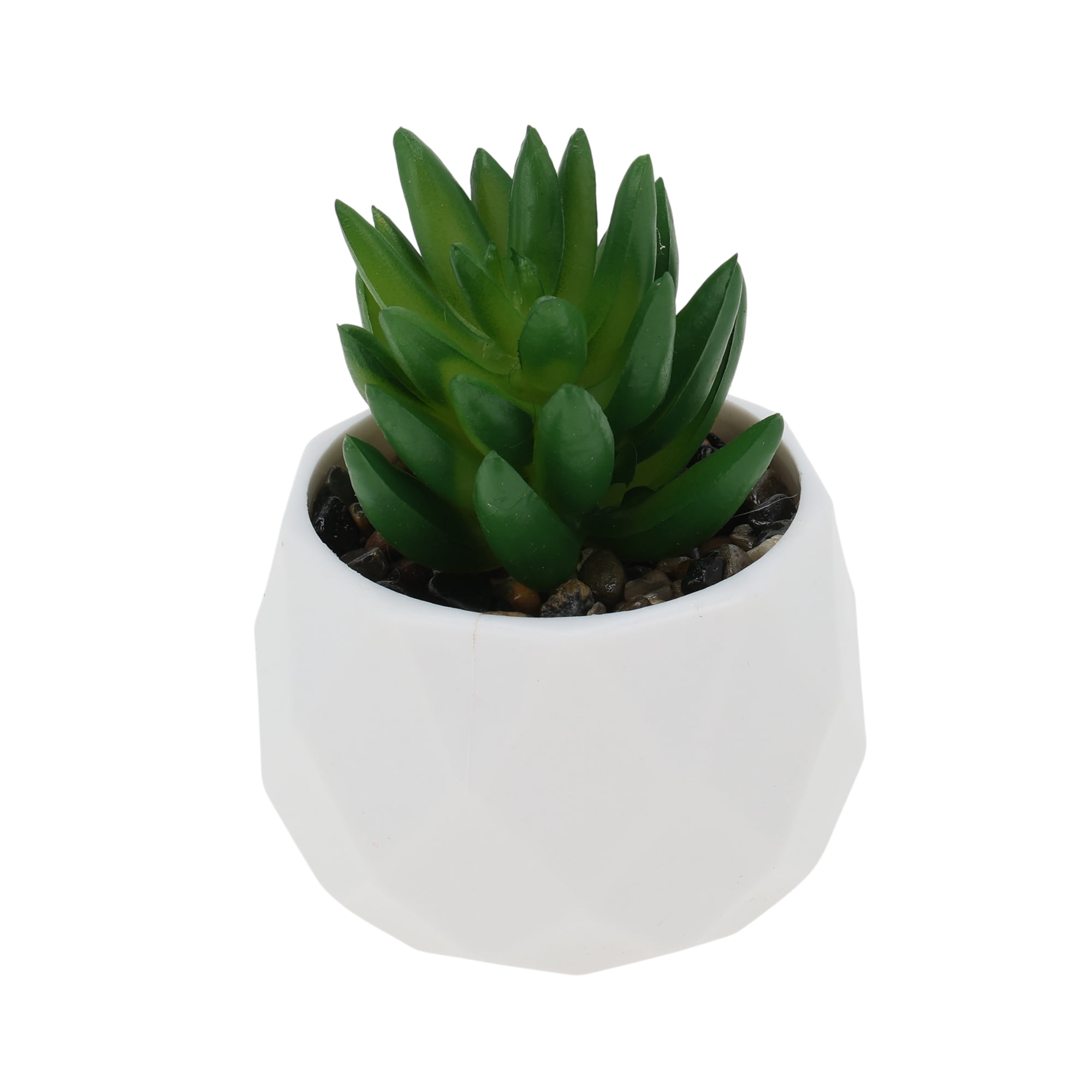 Unique Bargains Artificial Succulent Plants for Desk Decoration Green Type 1
