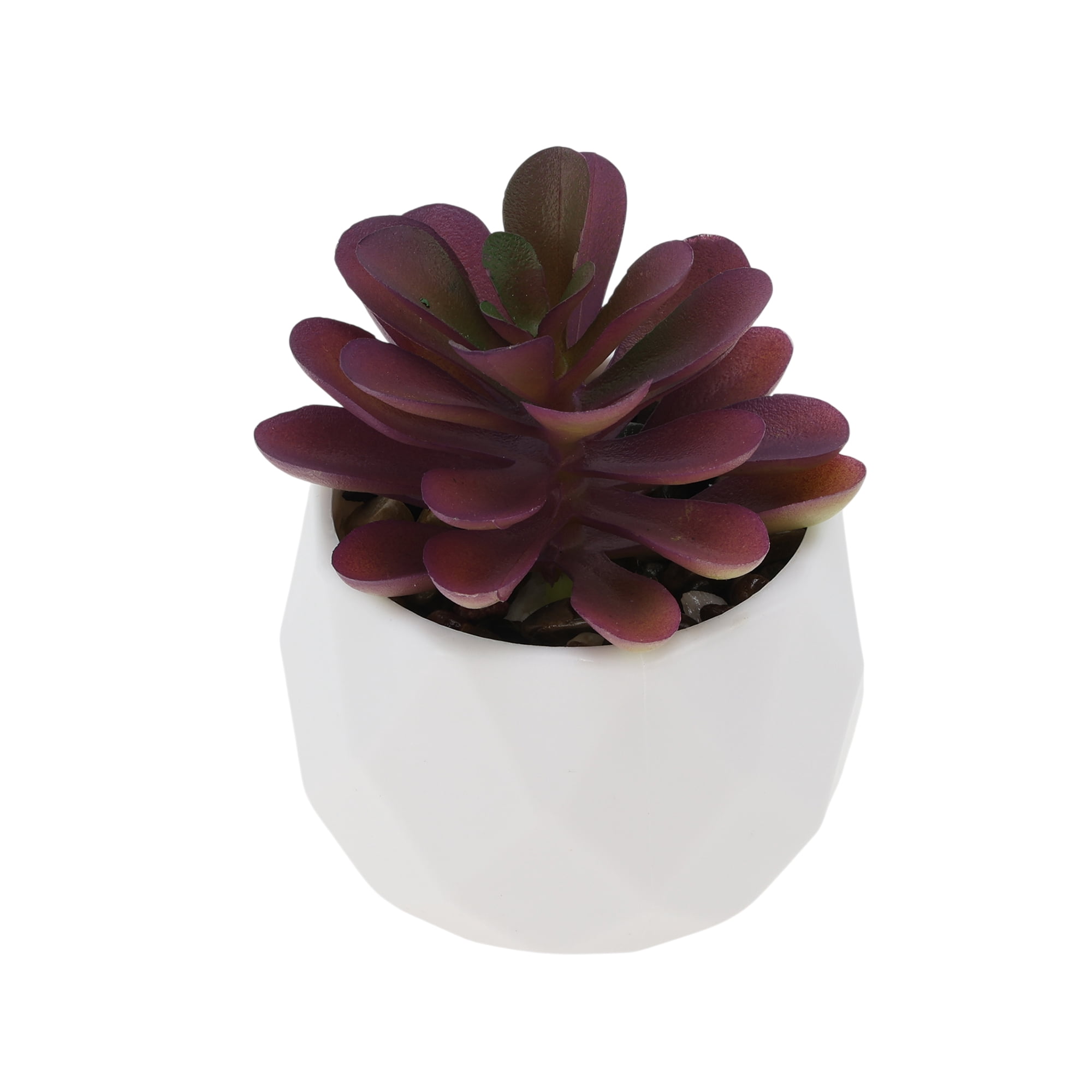 Unique Bargains Fake Succulent Plant Office Desk Decor Accessories Plant Type 10