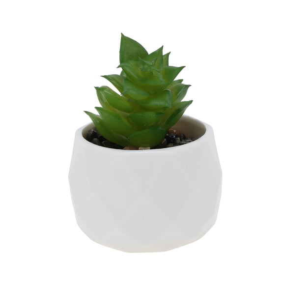 Unique Bargains Fake Succulent Plant Office Desk Decor Accessories Plant Type 4