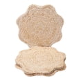 thumbnail image 1 of Unique Bargains Farmhouse Placemats 4pcs Flower Placemats Beige 9.8"x9.8", 1 of 5
