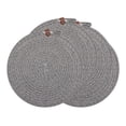thumbnail image 1 of Unique Bargains Farmhouse Placemats 4pcs Gray 13"x13", 1 of 6