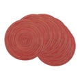 thumbnail image 1 of Unique Bargains Farmhouse Placemats Set of 6 Woven Placemats Red, 1 of 6