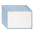 thumbnail image 1 of Unique Bargains Farmhouse Set of 4 Linen Placemats for Dining Table Decor Blue, 1 of 6