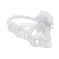 thumbnail image 1 of Unique Bargains Women Fashion Butterfly Rose Hair Clip Hairdo Clips Matte 1 Pc Light Blue, 1 of 5